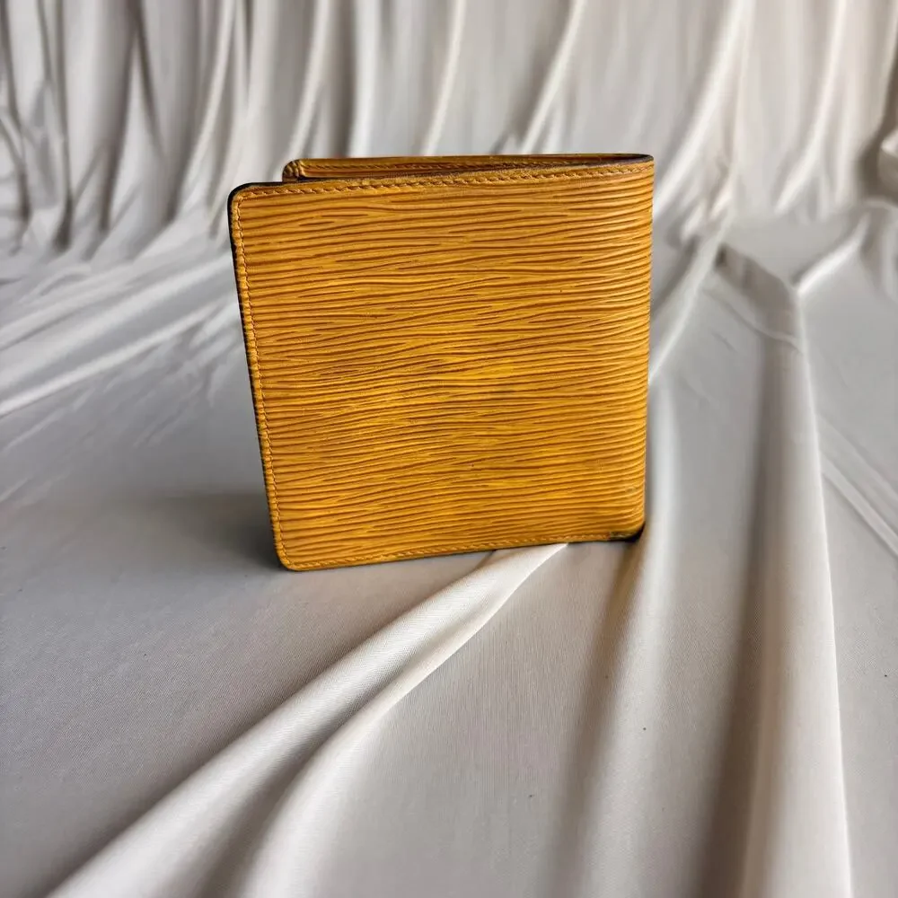 Louis Vuitton Marco Bifold Wallet - Tassil Yellow Epi Leather